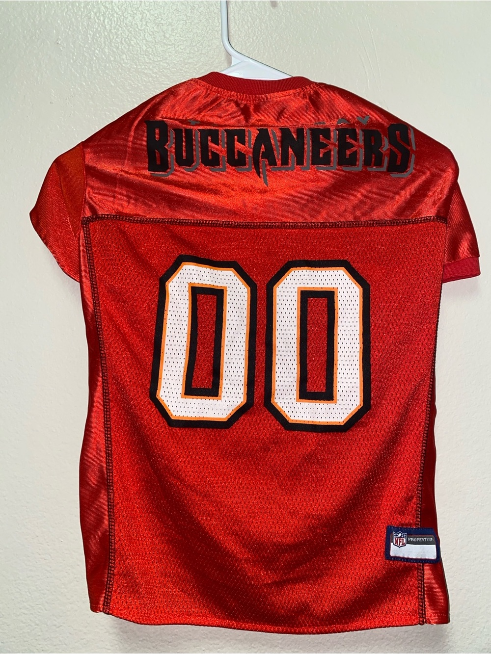 Buccaneers Red Pet Jersey - Fan Team Dog Shirt